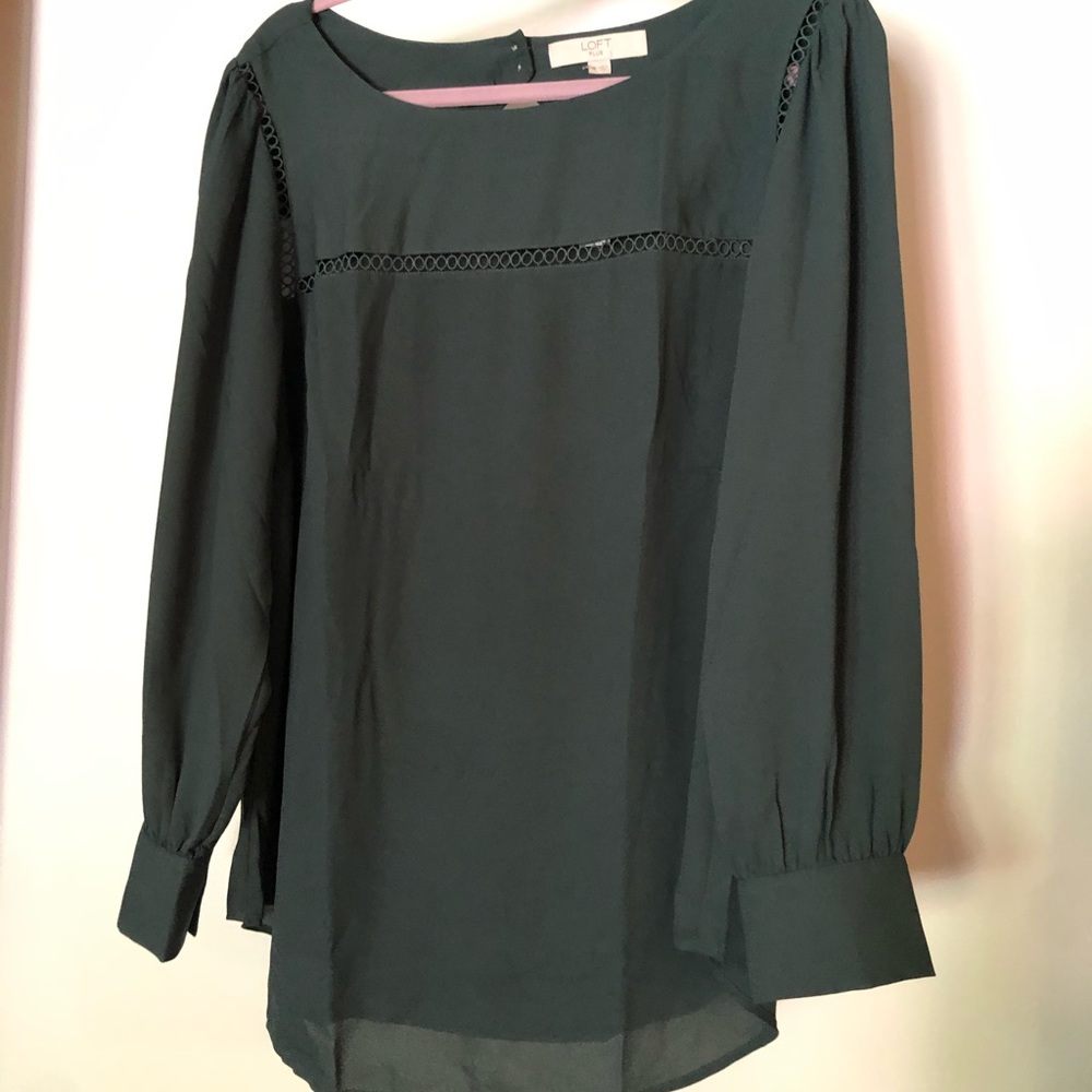 Green blouse